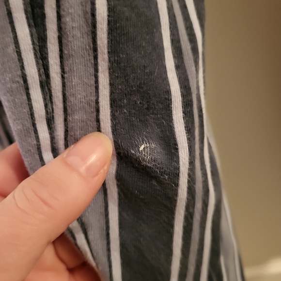 Blue and gray striped PJ Pants - Picture 2 of 3